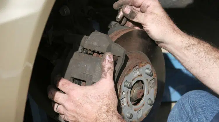 remove brake caliper