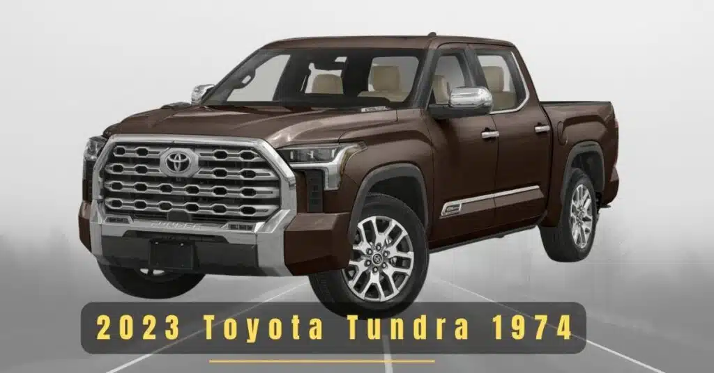 2023 Toyota Tundra 1974 edition
