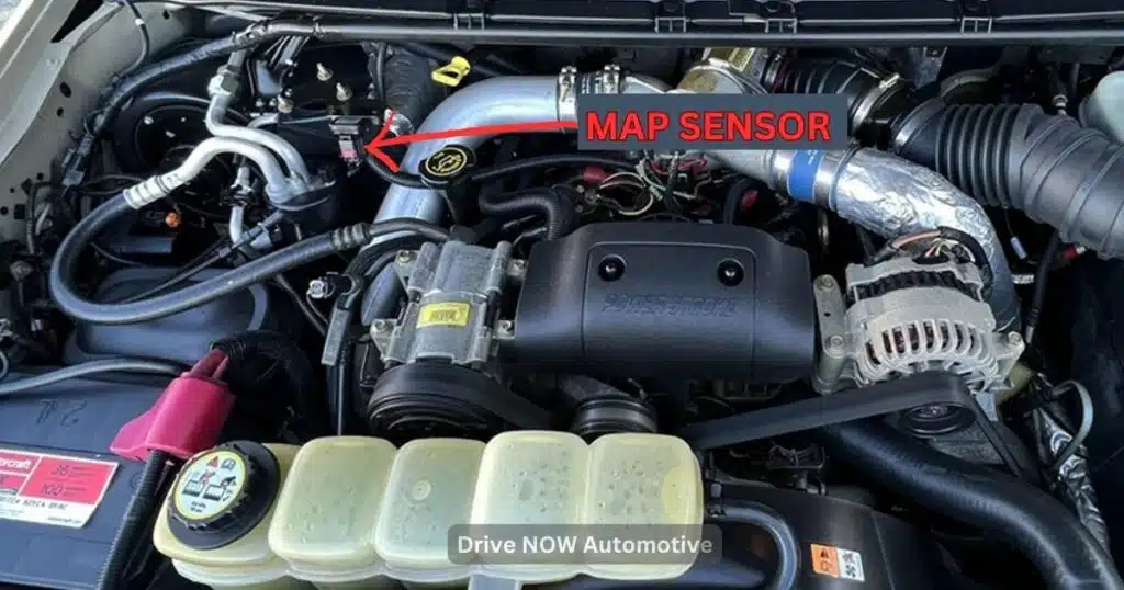 7.3 powerstroke MAP sensor location