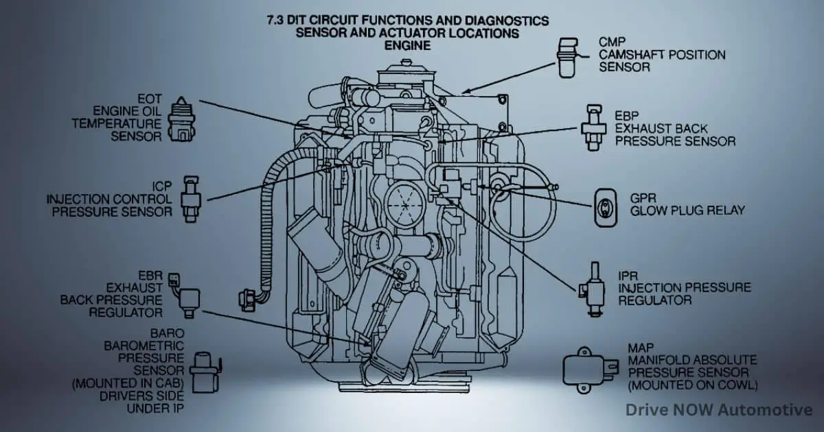 How To Change 7.3 Powerstroke Map Sensor » Drive Now Automotive - How To Tie In A Boost Gauge 7.3 Powerstroke