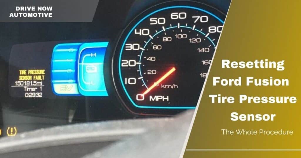 Ford Fusion Tire Pressure Sensor Fault The Whole Reset Procedure