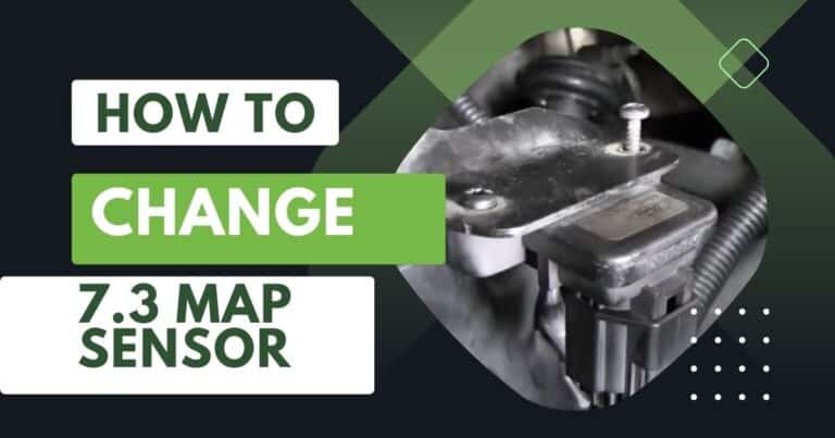 How To Change 7.3 powerstroke map sensor